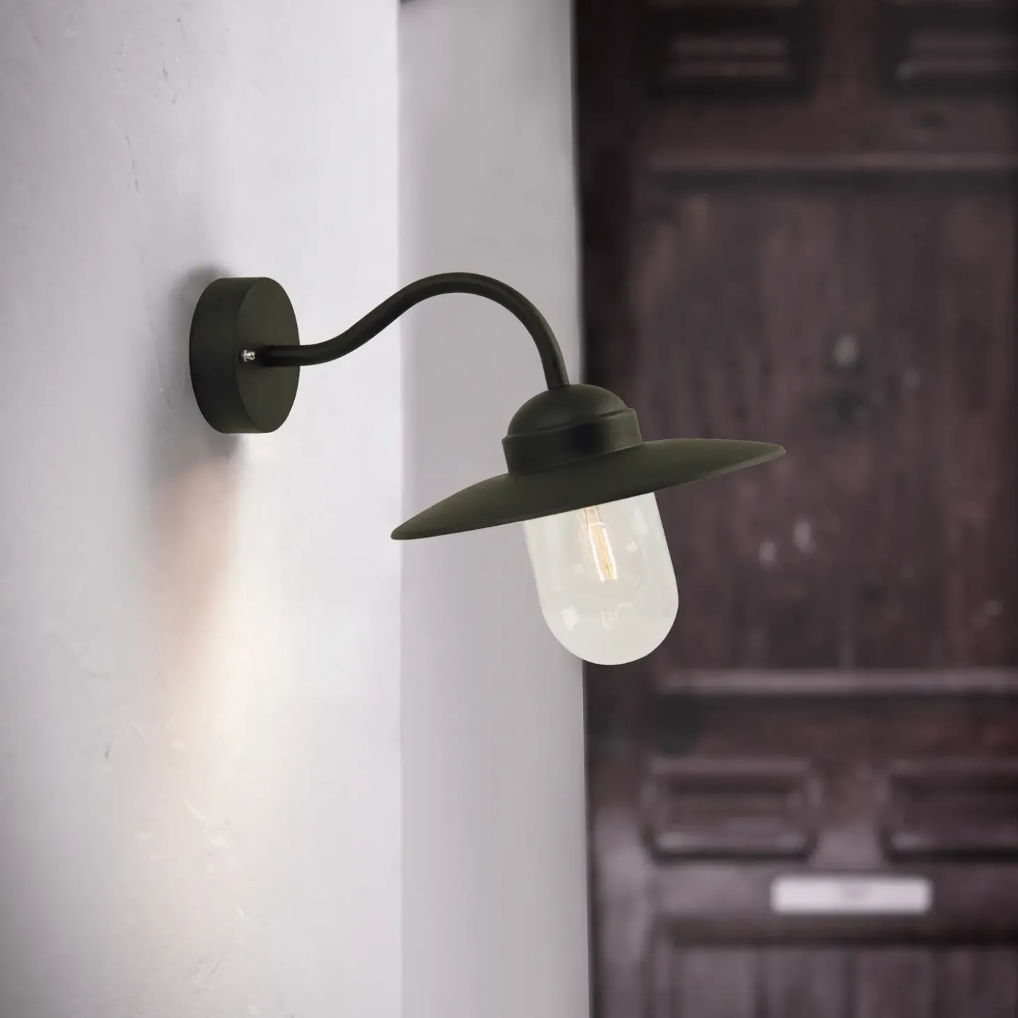 Nordlux Luxembourg udendørs væglampe sort