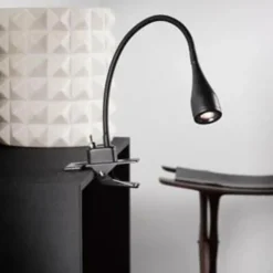 Nordlux Mento klemlampe LED sort