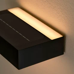 Nordlux Monay Square solar væglampe sort