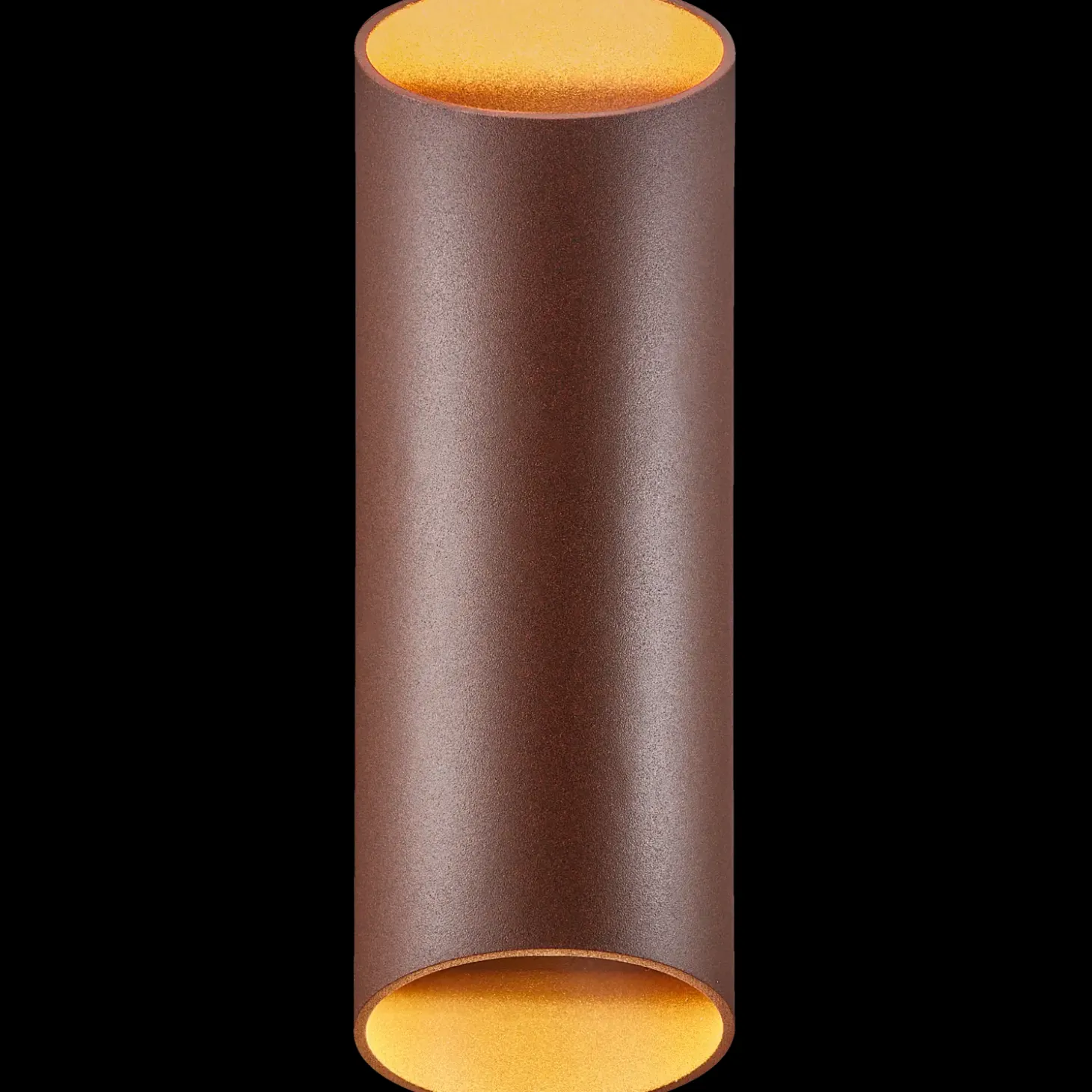 Nordlux Nico Round udendørs væglampe rustfarvet