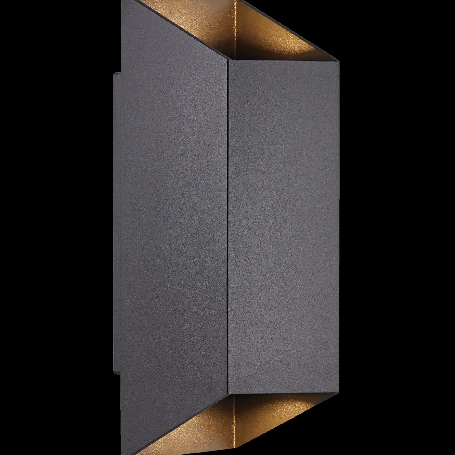 Nordlux Nico Square udendørs væglampe sort