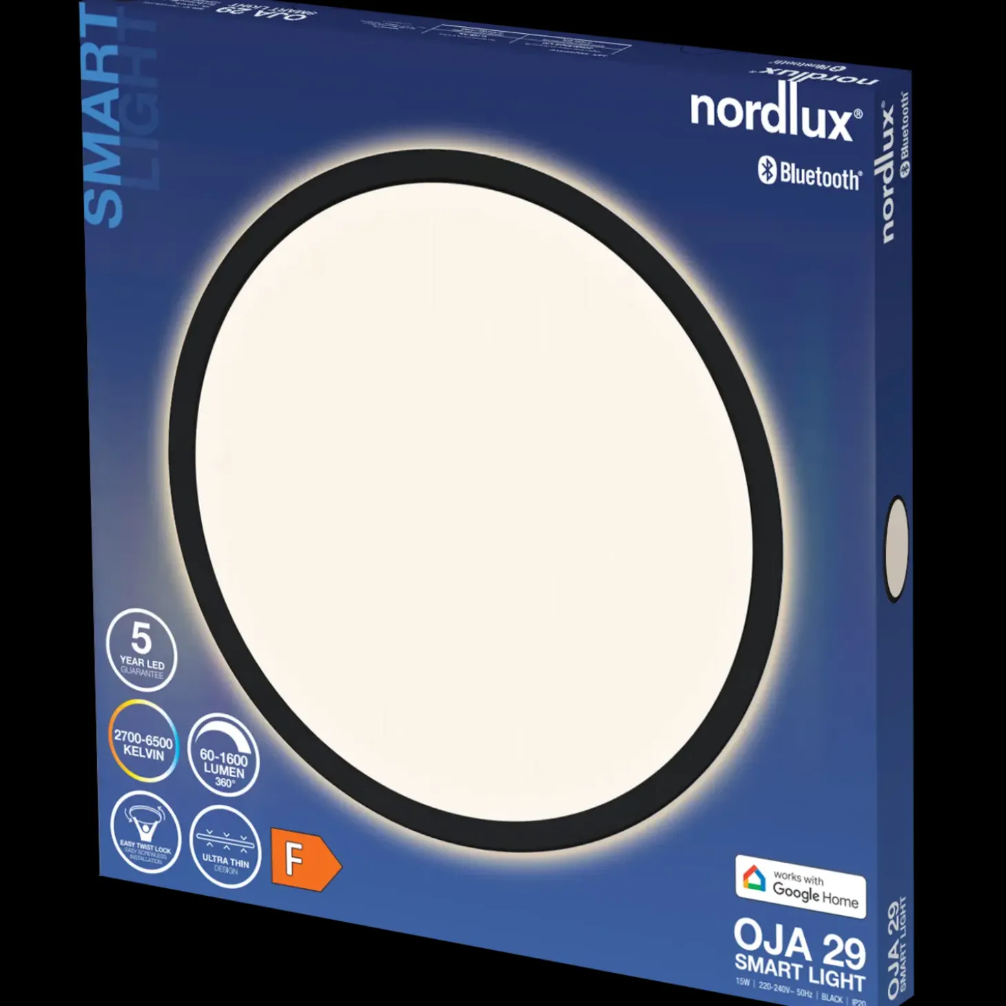 Nordlux Oja 29 smart light plafond sort