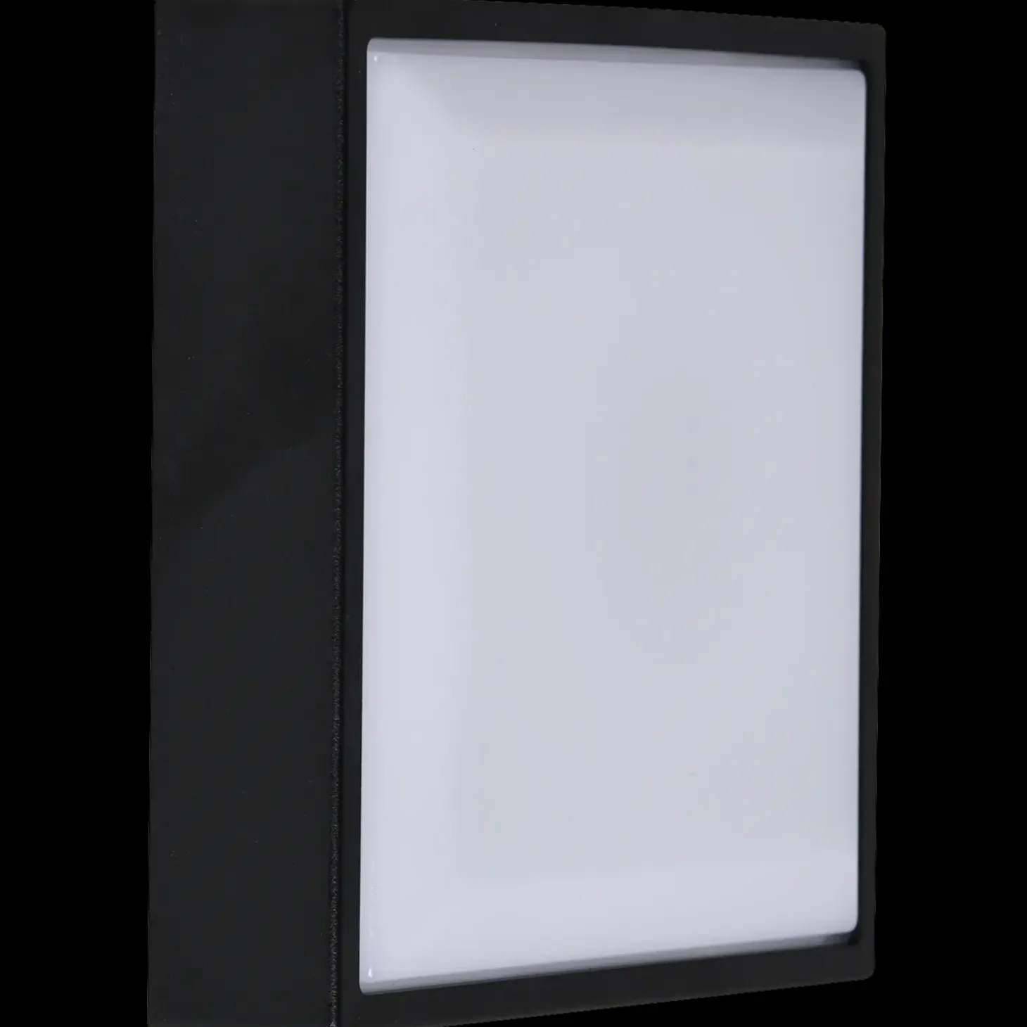 Nordlux Oliver udendørs firkantet væglampe sort