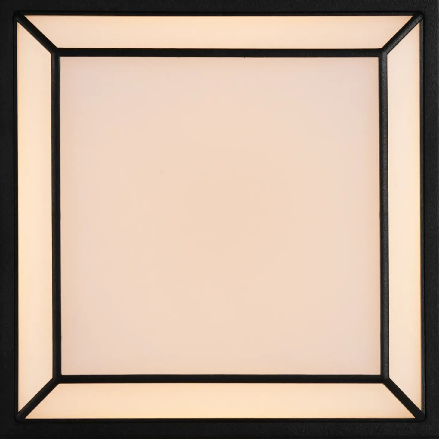 Nordlux Oliver udendørs firkantet væglampe sort