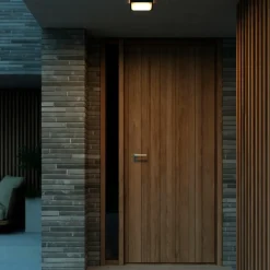 Nordlux Oliver udendørs firkantet væglampe sort