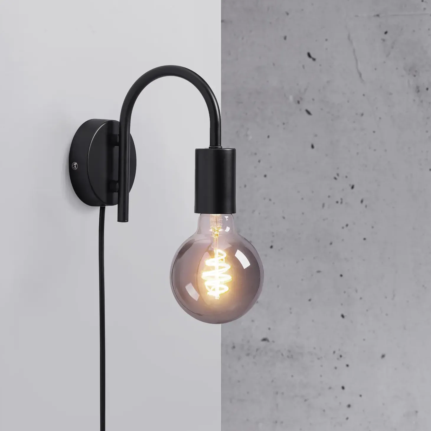 Nordlux Paco væglampe sort