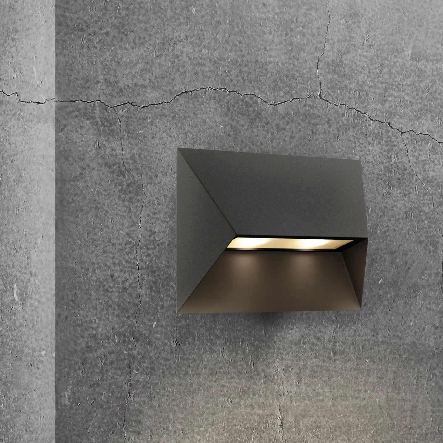 Nordlux Pontio 27 udendørs væglampe sort