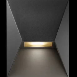 Nordlux Pontio 15 udendørs væglampe sort