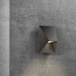 Nordlux Pontio 15 udendørs væglampe sort