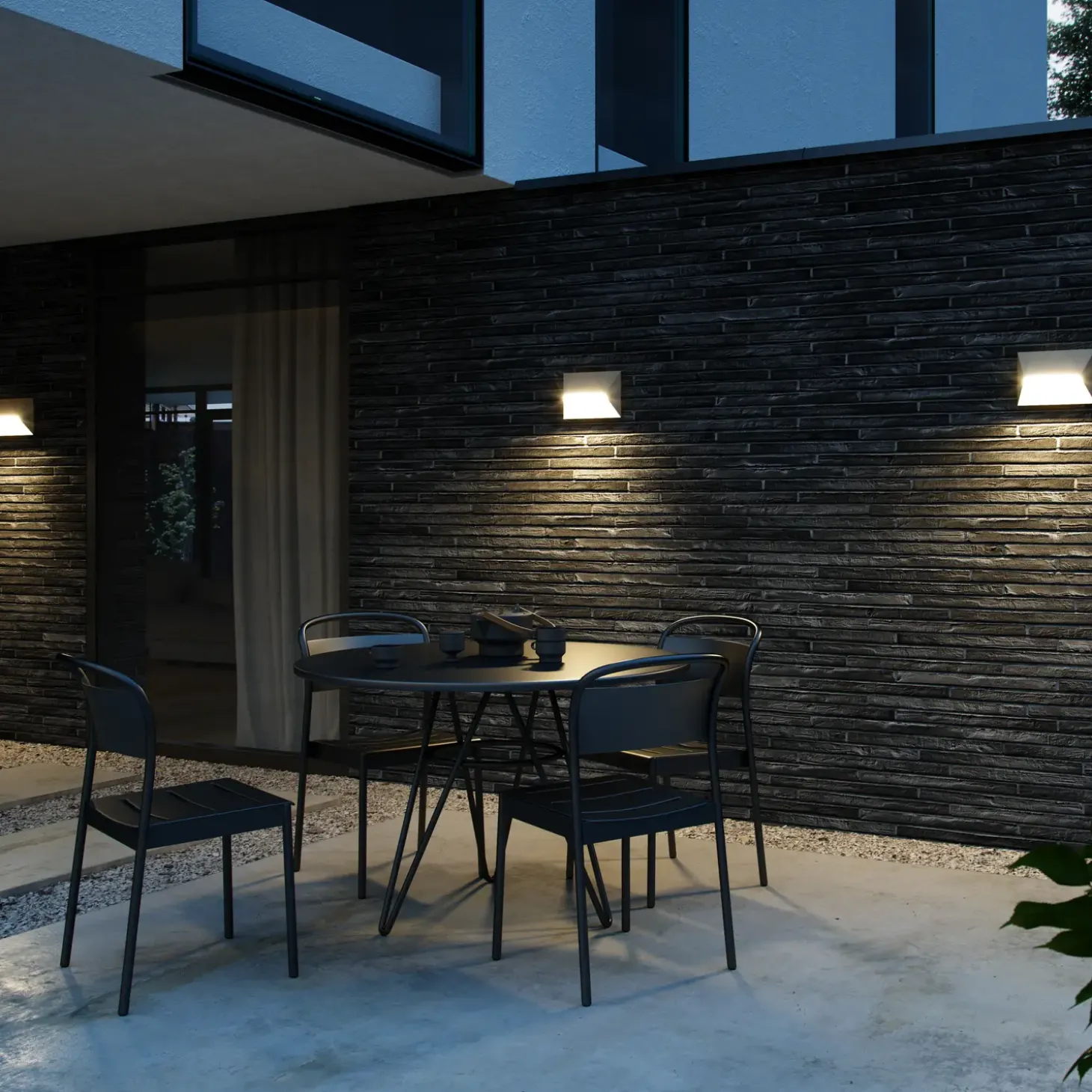 Nordlux Pontio 27 udendørs væglampe sandfarvet