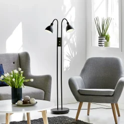 Nordlux Ray gulvlampe med dæmper sort