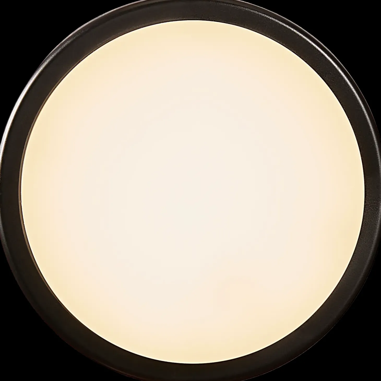 Nordlux rund udendørs væglampe sort