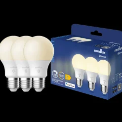 Nordlux smart pære LED E27 A60 SMD 7W hvid 3 pak