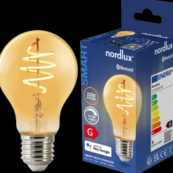 Nordlux smart pære LED E27 A60 4,7W ravfarvet