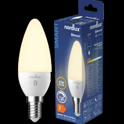 Nordlux smart pære LED E14 C35 4,7W hvid