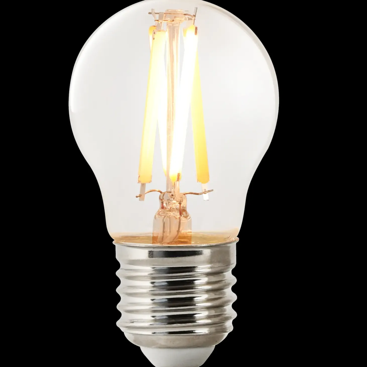 Nordlux smart pære LED E27 filament G45 4,7W klar