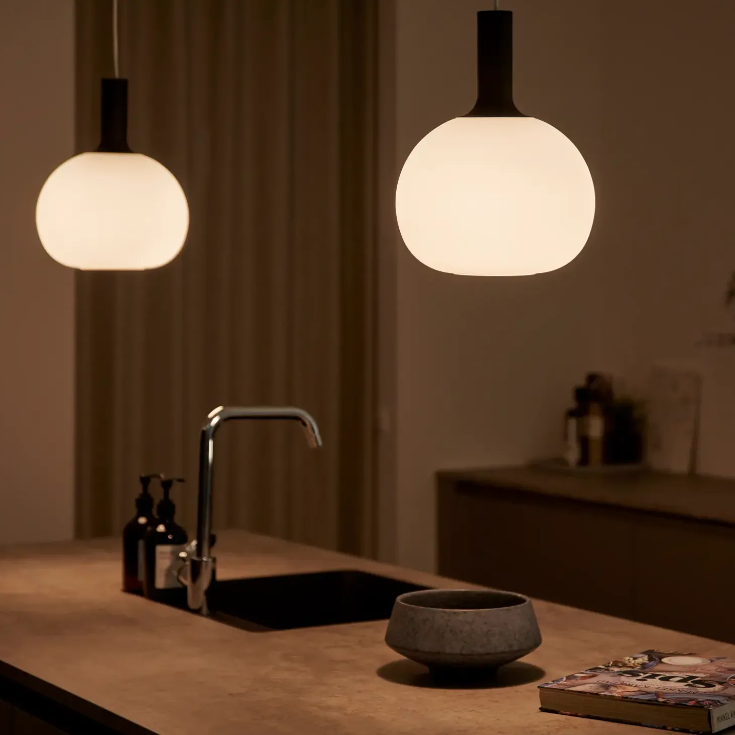 Nordlux smart pære LED E27 filament G45 4,7W klar