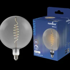 Nordlux smart pære LED E27 G200 4,7W røgfarvet
