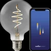 Nordlux smart pære LED E27 G95 4,7W røgfarvet