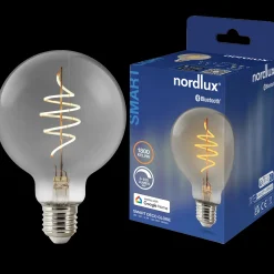 Nordlux smart pære LED E27 G95 4,7W røgfarvet