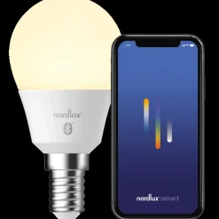 Nordlux smart pære LED E14 G45 4,7W hvid