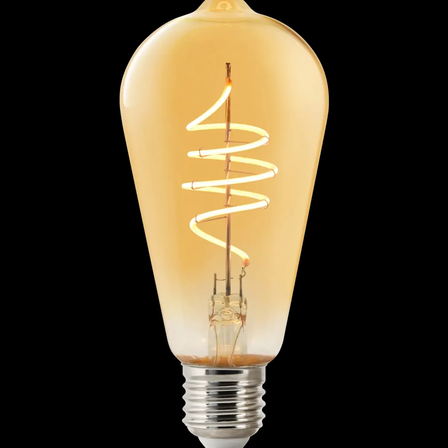 Nordlux smart pære LED E27 ST64 4,7W ravfarvet