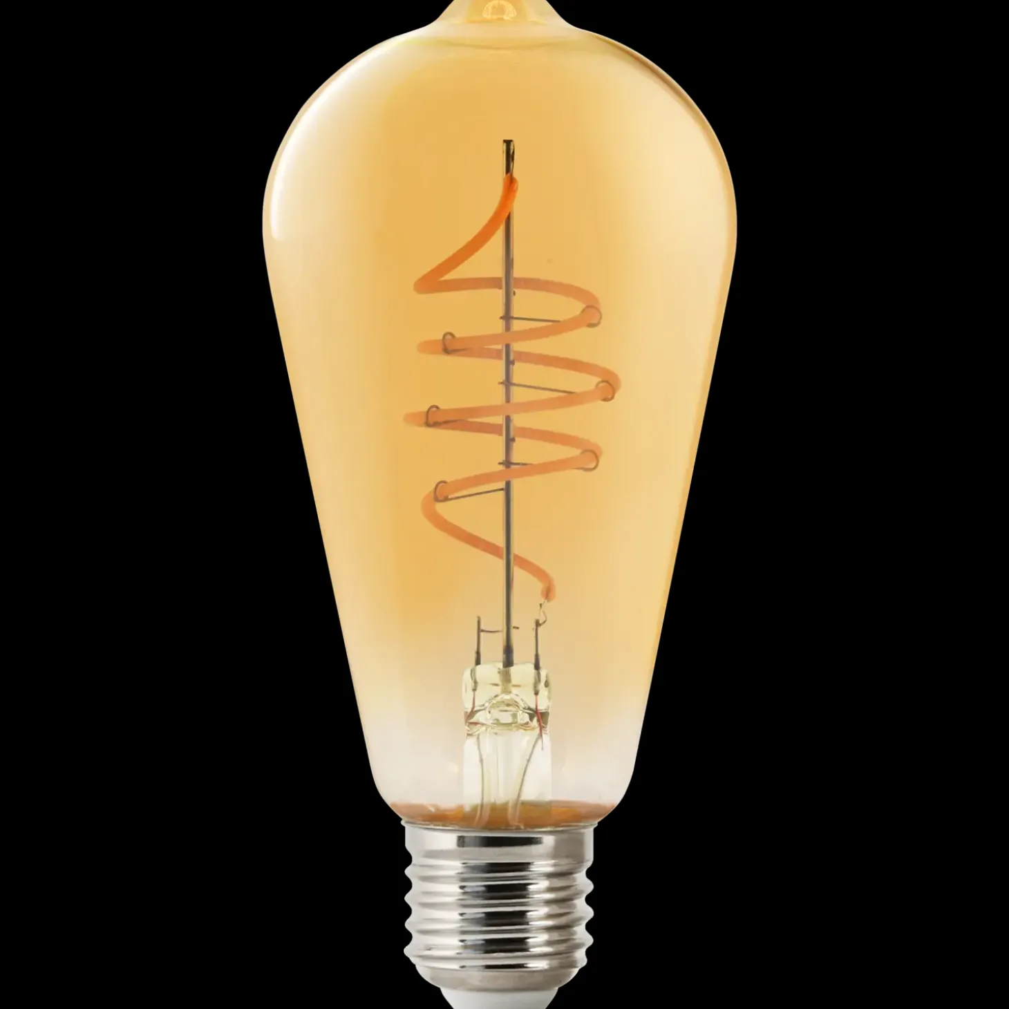 Nordlux smart pære LED E27 ST64 4,7W ravfarvet