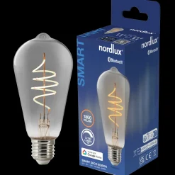 Nordlux smart pære LED E27 ST64 4,7W røgfarvet