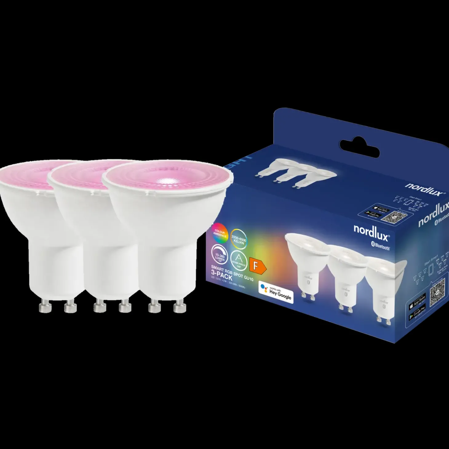 Nordlux smart pære LED GU10 color 3 pk