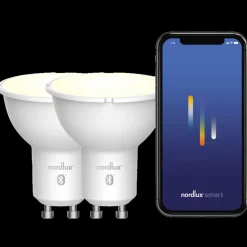 Nordlux smart pære LED GU10 SMD hvid 2 pak