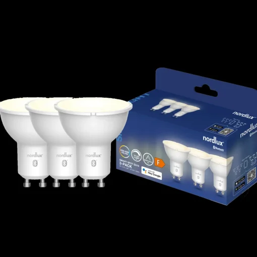 Nordlux smart pære LED GU10 hvid 3 pk