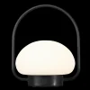 Nordlux Sponge batteri havelampe to-go Ø20 hvid/sort