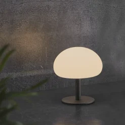 Nordlux Sponge batteri havelampe til bord Ø20 hvid/sort