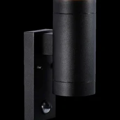 Nordlux Tin Maxi Sensor udendørs væglampe 2 lyskilder sort