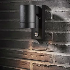 Nordlux Tin Maxi udendørs væglampe 2 lyskilder sort