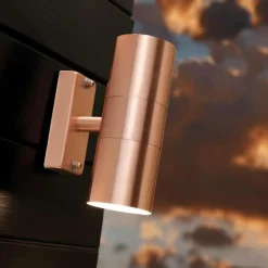 Nordlux Tin udendørs væglampe 2 lyskilder sort