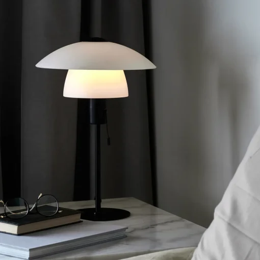 Nordlux Verona bordlampe E27 opal