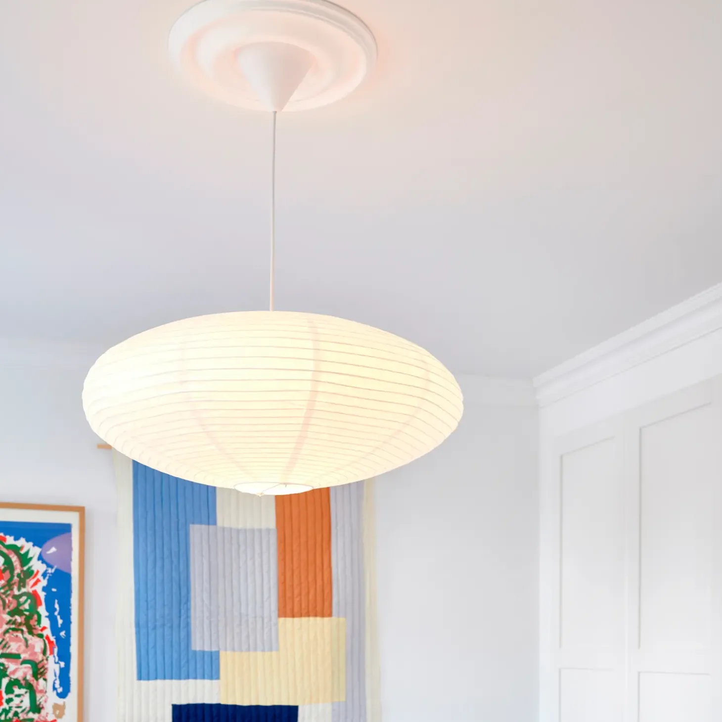 Nordlux Villo rispapir lampeskærm hvid