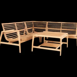 Næsby hjørnesofa teak