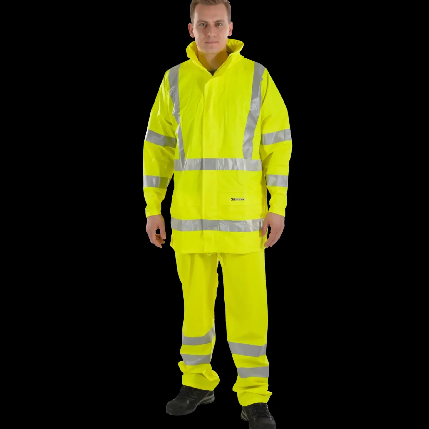 Ocean Comfort Light regnbukser hi-vis gul str. 2XL
