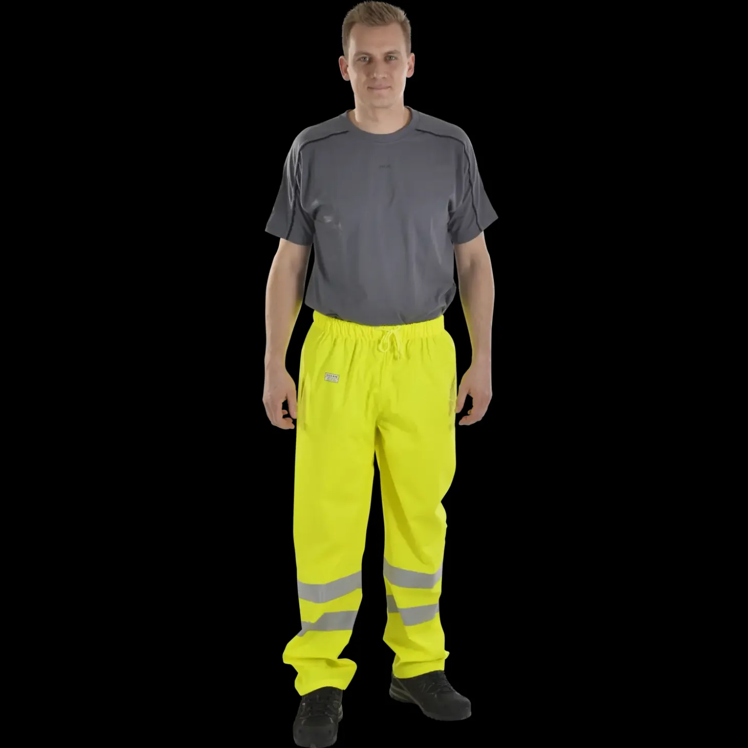 Ocean Comfort Light regnbukser hi-vis gul str. 2XL