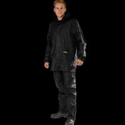 Ocean regntøj regnsæt PU sort str. 2XL