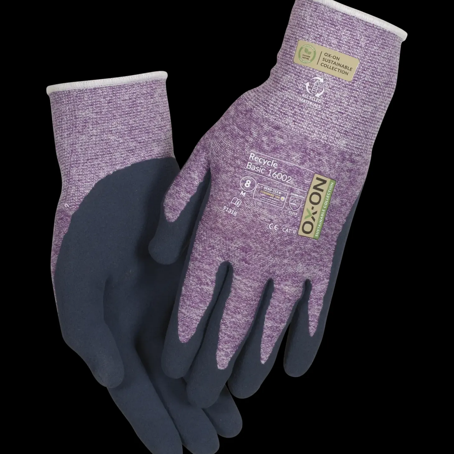 OX-ON 16002 Recycle Basic arbejdshandske str. 7