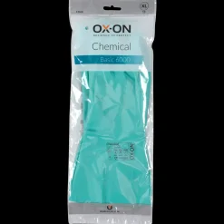 OX-ON Chemical Basic 6000 nitril handske grøn str. CE 10