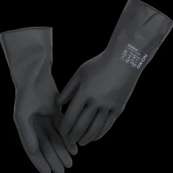 OX-ON Chemical Comfort 6300 latex handske sort str. CE 10