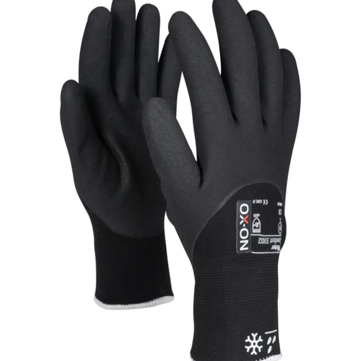 OX-ON Winter Comfort 3302 vinterhandske sort str. CE 10