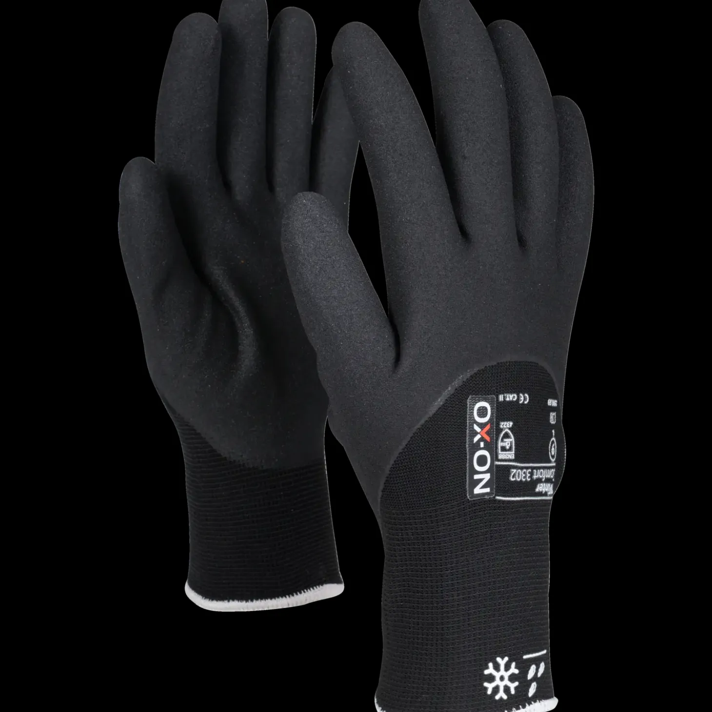 OX-ON Winter Comfort 3302 vinterhandske sort str. CE 10