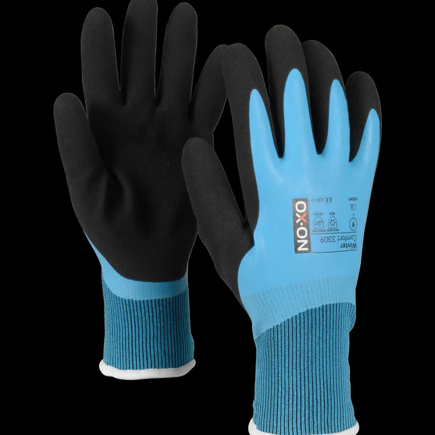 OX-ON Winter Comfort 3309 vinterhandske blå str. CE 08