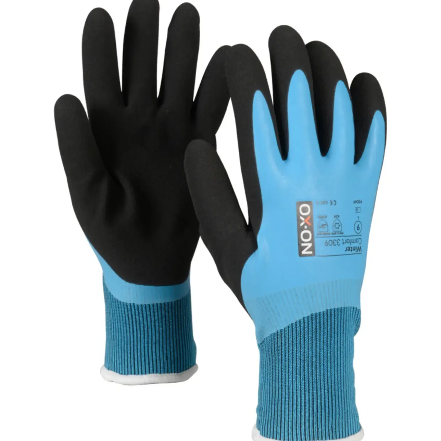 OX-ON Winter Comfort 3309 vinterhandske blå str. CE 08