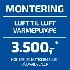 Panasonic Split VZ9SKE varmepumpe WiFi-ready 7,8 kW